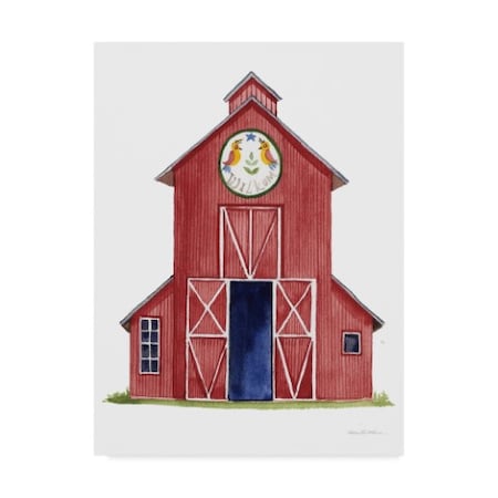 Kathleen Parr Mckenna 'Life On The Farm Barn Element Ii' Canvas Art,18x24